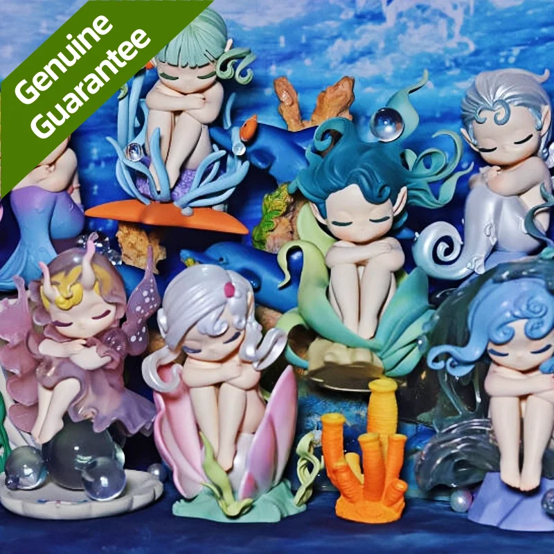 

52TOYS слепая коробка Спящая фея моря милая фигурка Коллекционная игрушка для украшения рабочего стола 1 шт. подарок на день рождения