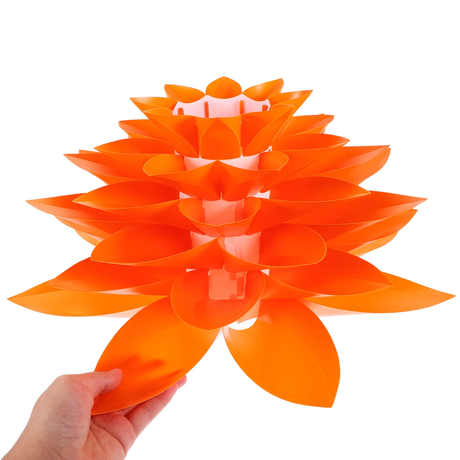 

Plastic Lamp Shade Lotus Chandelier Diy Pendant Light For Living Room Bedroom Modern Ceiling Lampshade Puzzle Light Indoor
