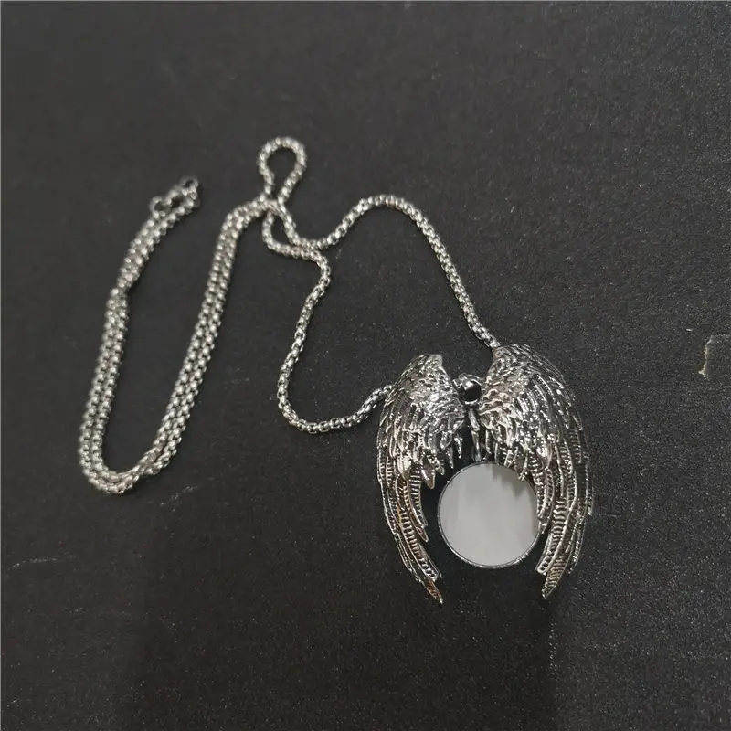 sublimation blank wings  necklaces pendants fashion high quality jewelry 20pieces/lot