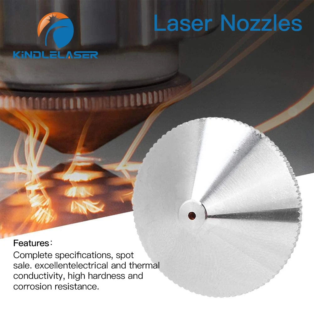 Ugelli Laser rigonfiamento KINDLELASER singolo strato/doppio strato cromato calibro 0.8-4.0 D28 H15/11 M11 per testa di taglio in fibra Precitec