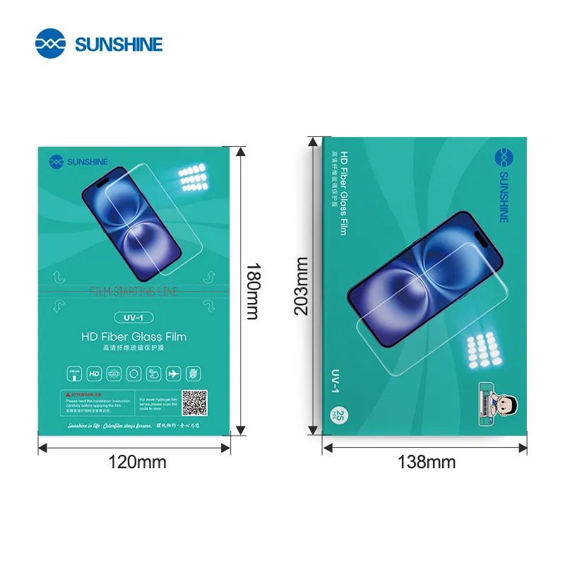 SUNSHINE UV-1 U200 U300 HD UV-Fiberglas-Schutzfolie zum Schutz des Telefonbildschirms für Filmschneidemaschine der Serien 890C und Y22 – Detail 16