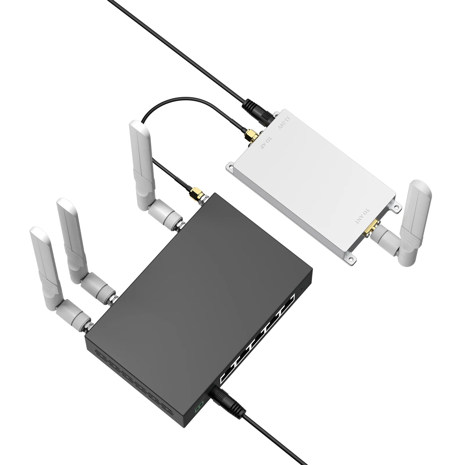 Imagem -02 - Edup Bidirection Repetidor de Ganho Duplo 20w 5.8g Amplificador Wifi 10w Impulsionador de Sinal Wifi Completo Extensor sem Fio para Drone