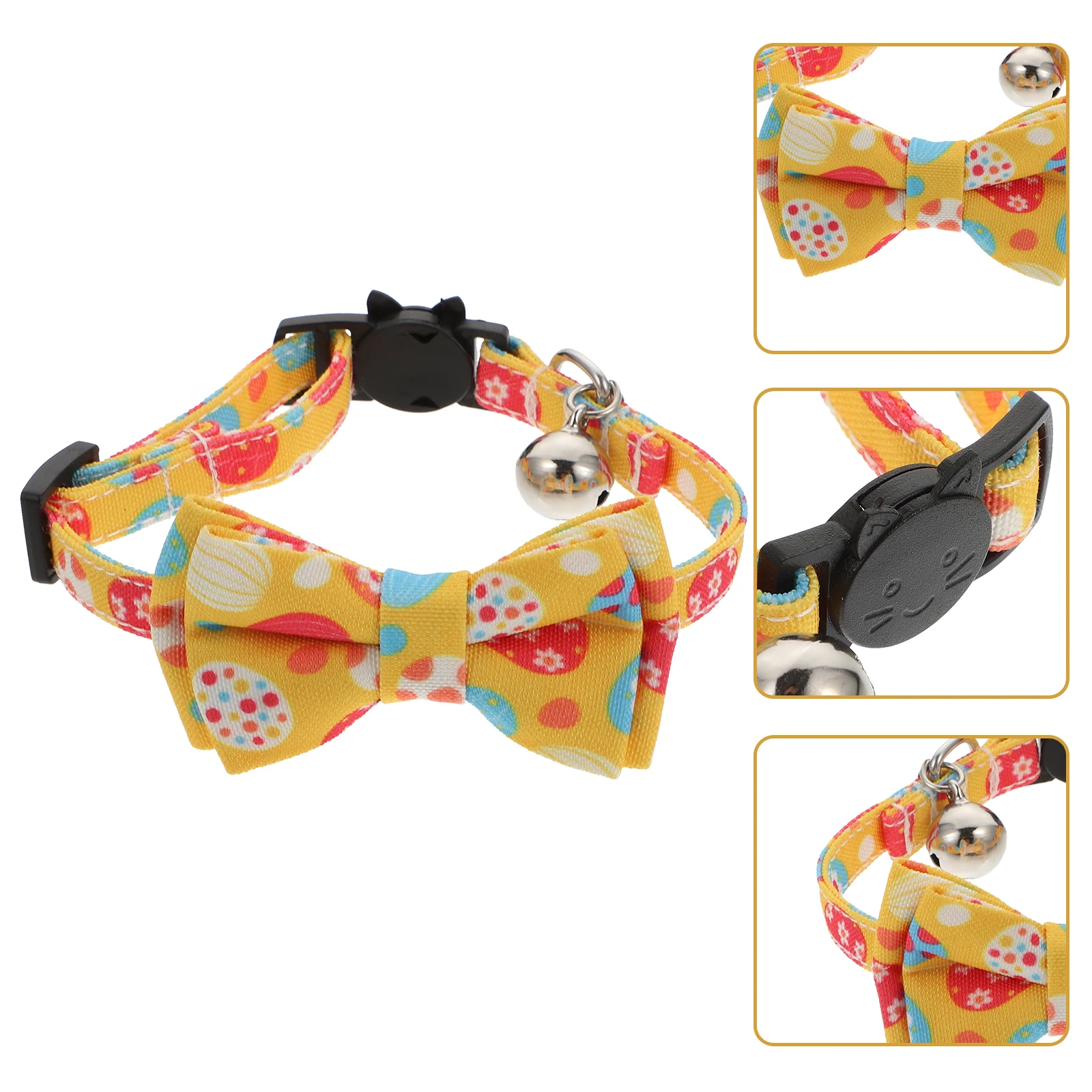 

1pc Adjustable Cat Puppy Kitten Bowknot Neckband Decorative Cloth Supplies Premium Comfortable Bow Tie Pet Neck Decoration Small