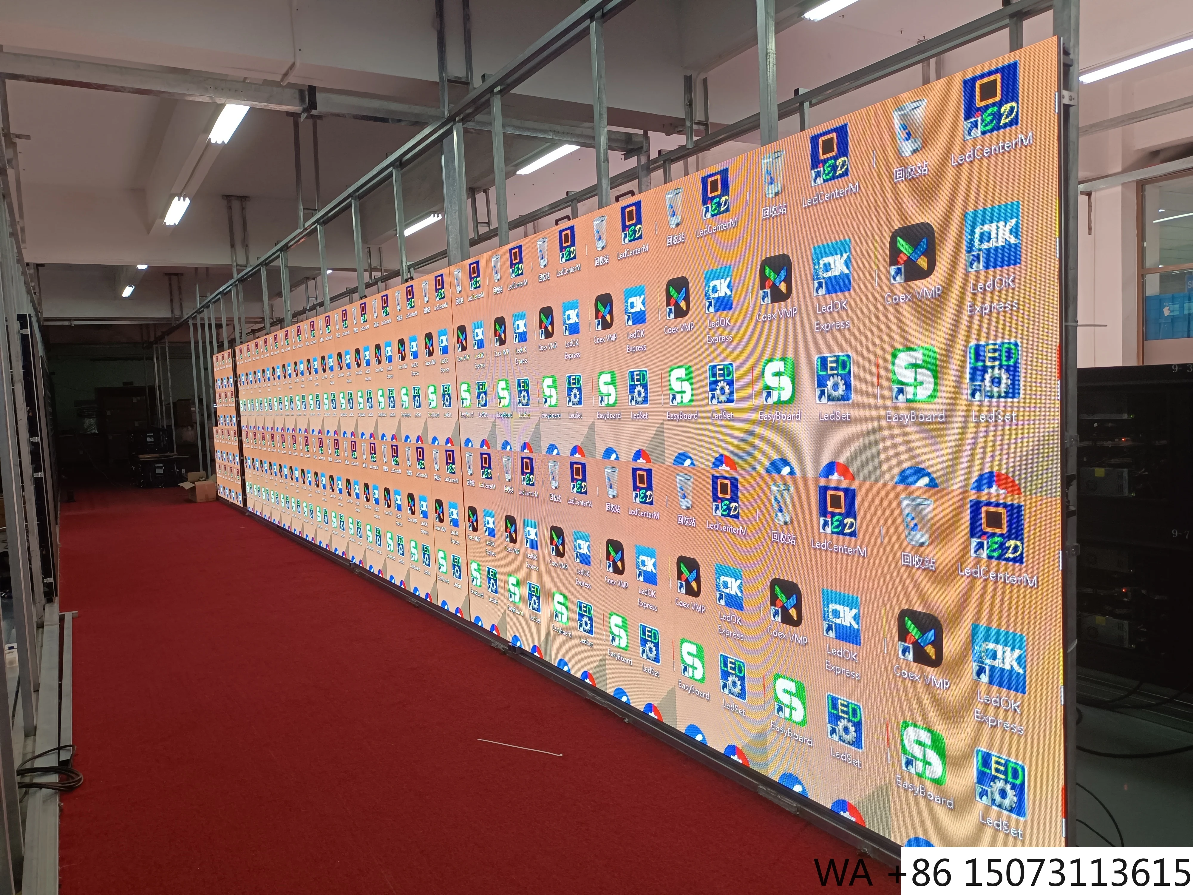 

P2.976/P3.91 Full-Color LED Video Wall - 500x500mm Indoor/Outdoor Rental Screens