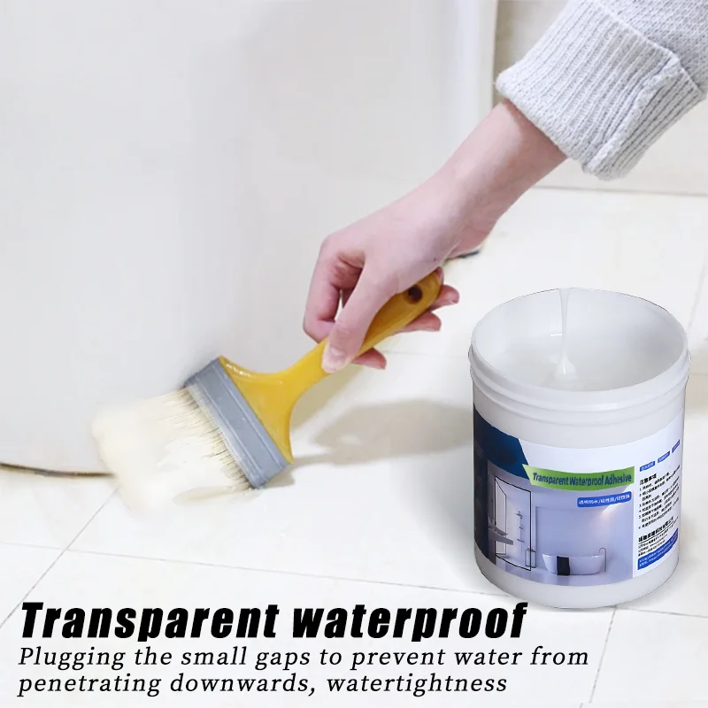 Invisible Waterproof Agent Transparent Coating Paste Sealant Glue Strong Bonding Adhesive Sealant Glue Bathroom Anti-Leak Glue