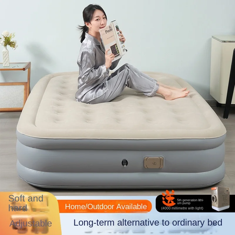 

Modern Single Automatic Inflatable Mattress Double Thickened Totoro Bed Portable Foldable Air Cushion Bed for Home & Camping