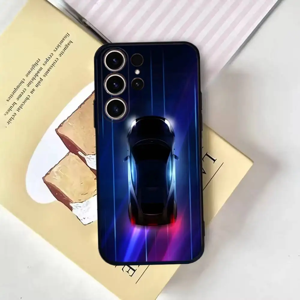حافظة هاتف لعبة R-Rocket L-League لهاتف سامسونج S25,24,21,22,23,30,Ultra,20,Plus,Fe,Lite,Note,10,9,Soft Black Cover