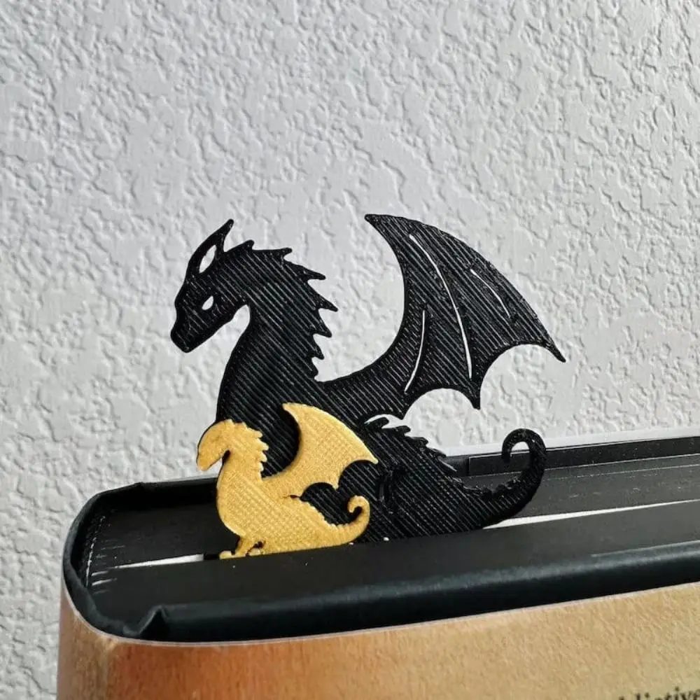 Fourth Wing Acrylic Dragon Tassels Bookmark Magic Mysterious Ancient Beast Fantasy Page Marker Bookmark for Students Teachers