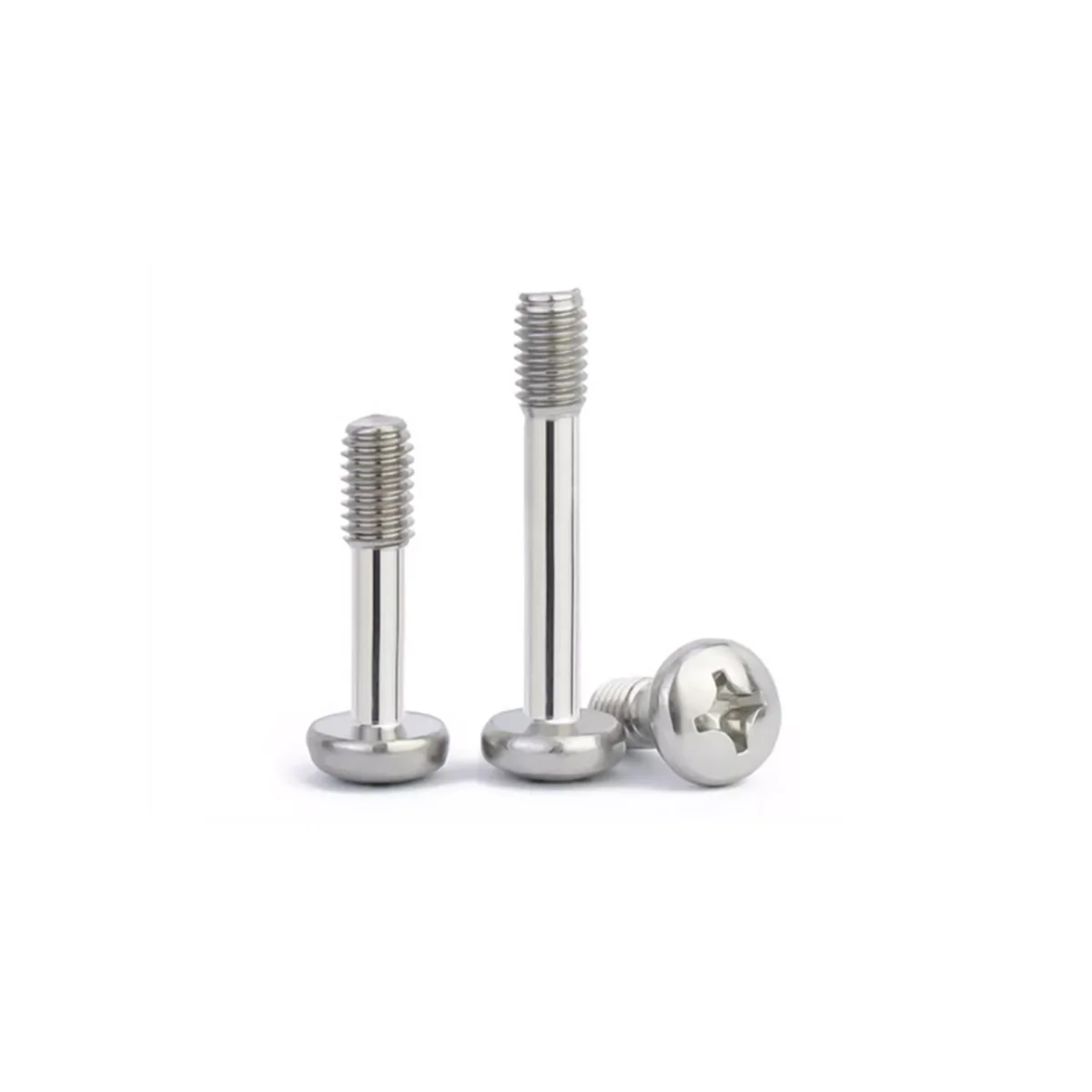 304 Stainless Steel Pan Head Cross Locking Screw / Round Head Anti Loosening Bolt Half Tooth M3M4M5M6M8