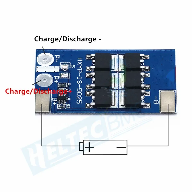 BMS 1S 12A 20A 25A 3,7 V tablica zabezpieczająca baterię litową 18650 4,2 V napięcie ładowania/obwód krótki/zapobieganie przeładowaniu