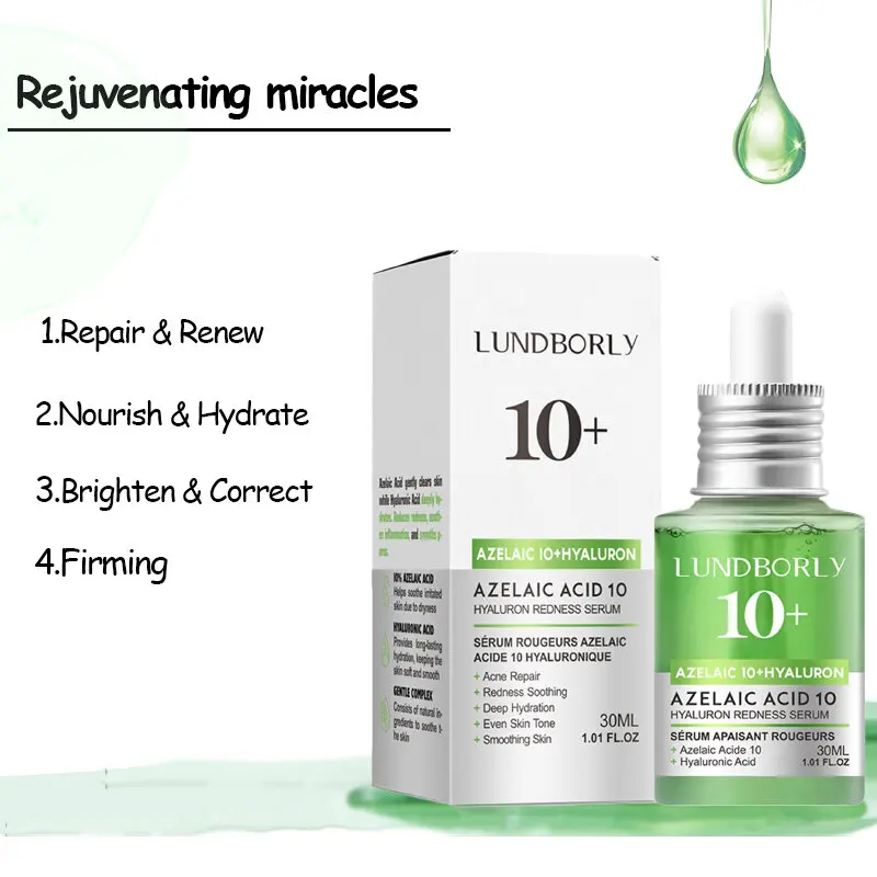 

30ml Lightweight Hyaluronic Acid Serum 100+ Essence Anti-Wrinkle and Revitalizing Deeply Hydrating and Anti-Aging Facial Serum