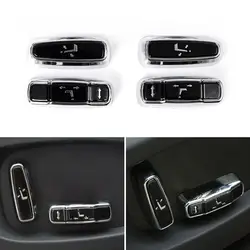 For Land Rover Range Rover Sport Evoque Vogue 2016-2019 For Jaguar XF Car Seat Adjustment Switch Knob Cover Trim Accessories