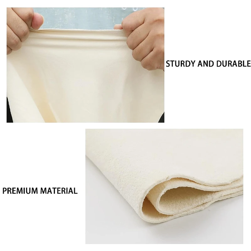 Natural Chamois Leather Car Washing Towels Super Absorbent Car Home Window Glass Drying Cleaning Cloth Quick Dry Car Wash Towel