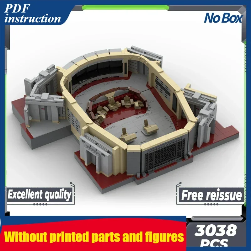 

Star Movie Model Moc Building Bricks USS Empire Main Bridge Technology Modular Blocks GiftsToys DIY Sets Assembly Christmas