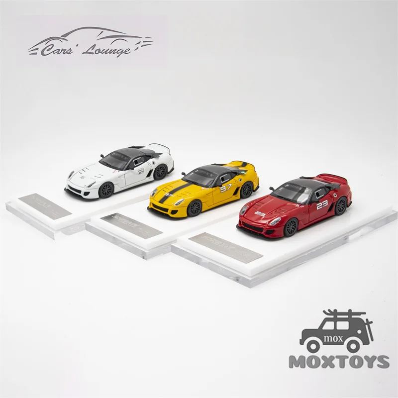 

Cars' Lounge 1:64 599XX Red #23 / White #2 / Yellow #97 Resin Model Car