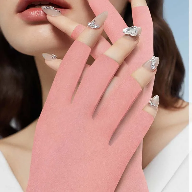 

Outdoor Sports Velvet Gloves Students Write Bare Five-Finger Touch-Screen Gloves And Velvet Cold Gloves In Autumn And Winter