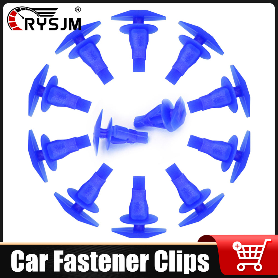  Plastic Car Clip Automotive Fastening Fasteners Clip Door Seal Strip Retainer Clip For Honda Toyota Nissan Universal Accessories 