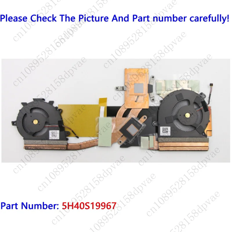 

GYX 5H40S19967 New For Lenovo ideapad Yoga S740-14IIL Cooling Heatsink Fan Cooler