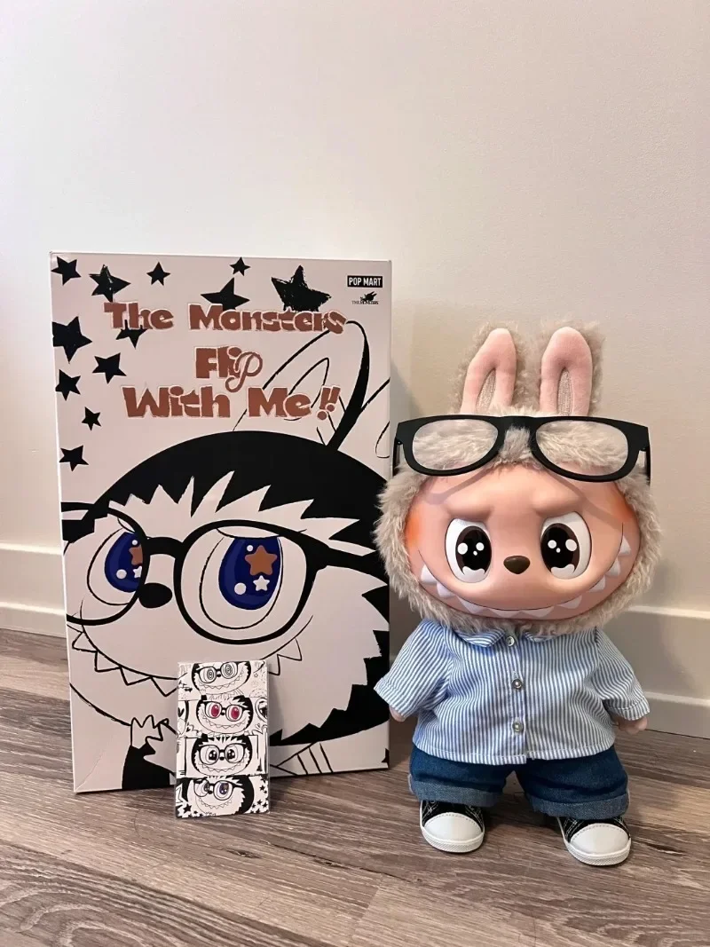 

POP Mart 100% оригинал Labubu 40 см С МИМ Эмалированная глухая коробка - такие милые подарки на день рождения и Рождество