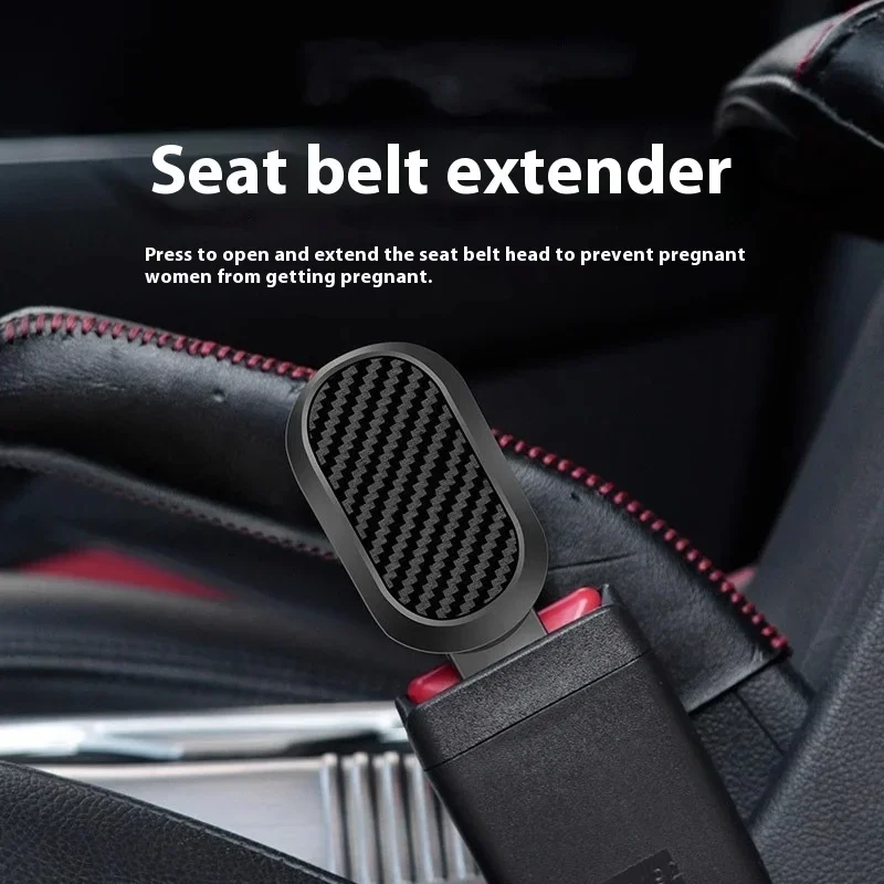 

Car Seat Belt Extender Alloy Seatbelt Lock Buckle Plug Auto Seat Belt Fastener Converter One-click release Interior Accessories