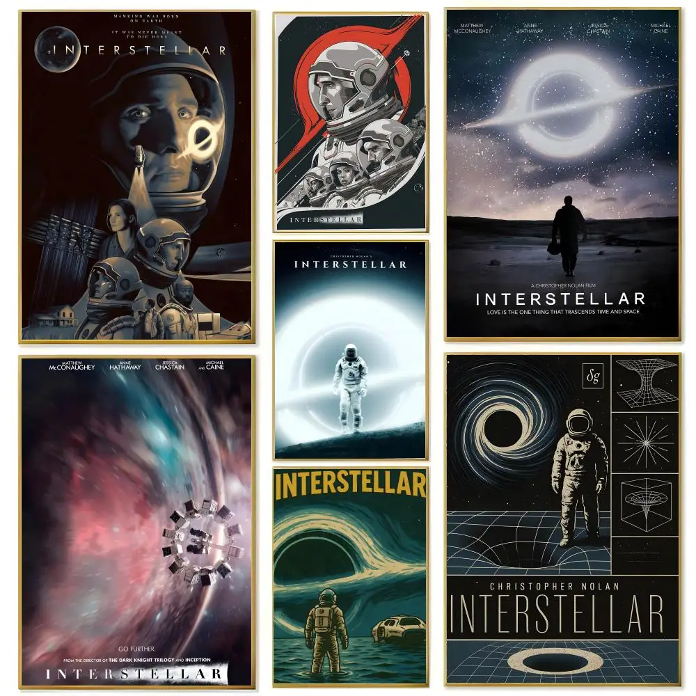 Movie I-Interstellar Poster Wall art print art suitable for living room bedroom bar parlor home decor gift