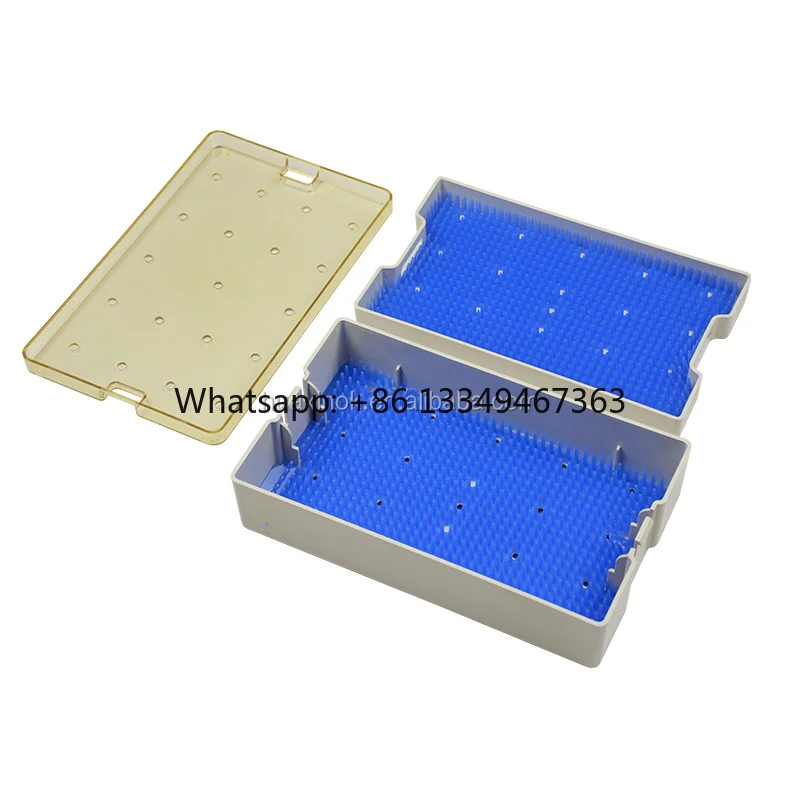 Cassette Box Double Deck Silicone Matt Ophthalmic  Tray Pressure Steam