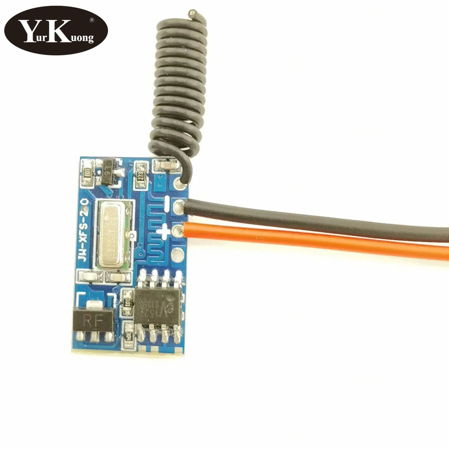 Low power consumption Micro Remote Switch Contactless No Noise 3.7V 4.5V 5V 6V 7.4V 9V 12V Transmitter PCB Circuit 1527 433Radio