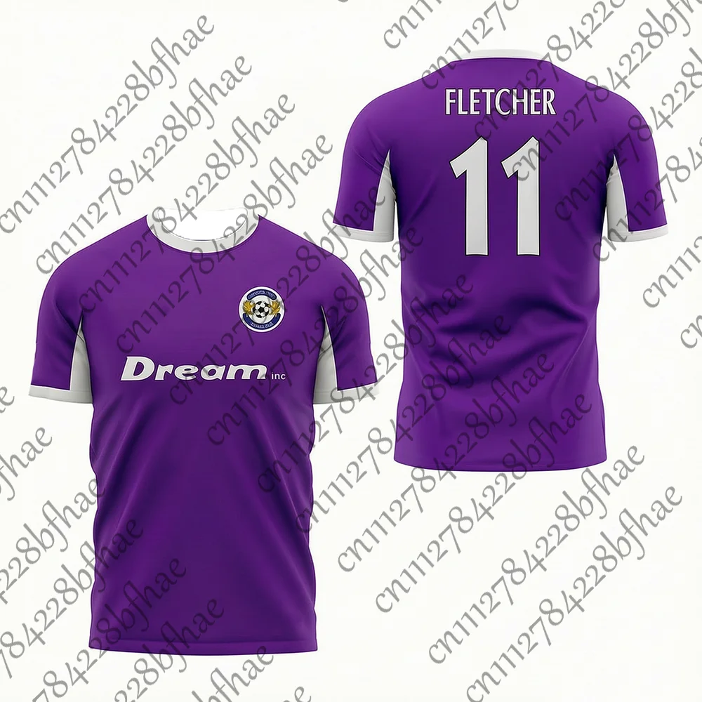 Unisex Harchester United Retro Fußballtrikot Vintage Fletcher 8 11 Davenport Movie Dream Team Eltern-Kind Sportliches Fußballshirt – Detail 2