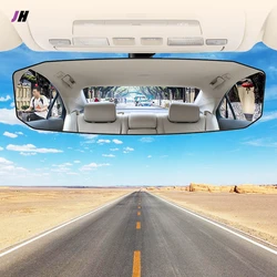 JH Car Baby Mirrors Rear View Mirror Wide Angle Panoramic Assisting Anti-glare Large Vision Interior Monitor Auto Universal