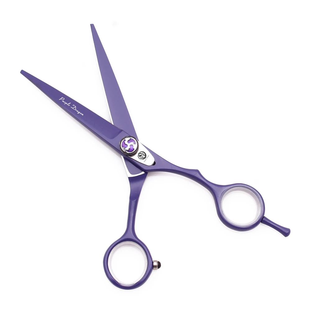 Friseurscheren Purple Dragon 5,5" 6" JP Edelstahl Haarscheren Haarschneidescheren Friseursalon Effilierscheren Z1018 – Detail 3