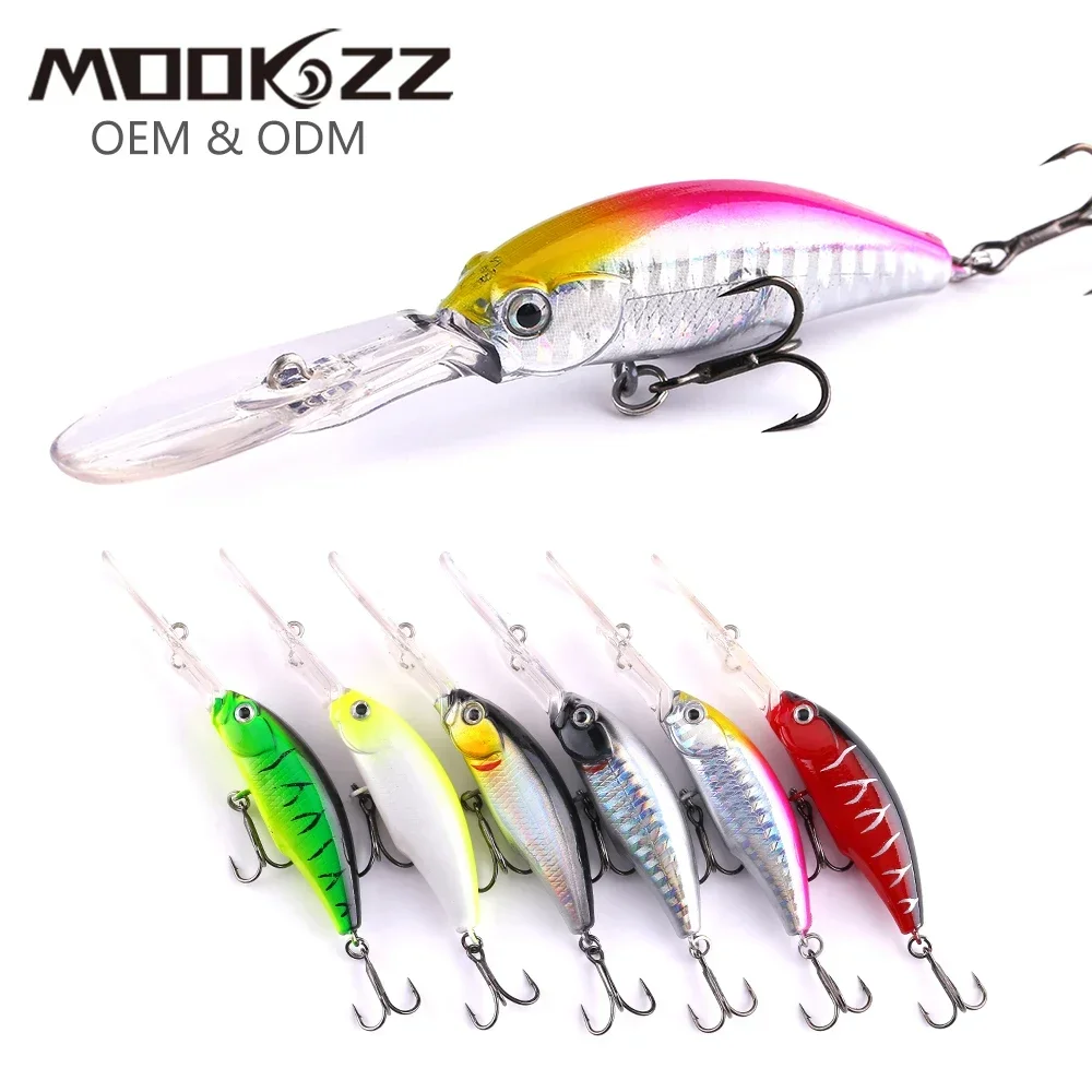 MOOKZZ Floating Minnow 95MM 8G Angelköder Angelköder Ascesorios Pesca