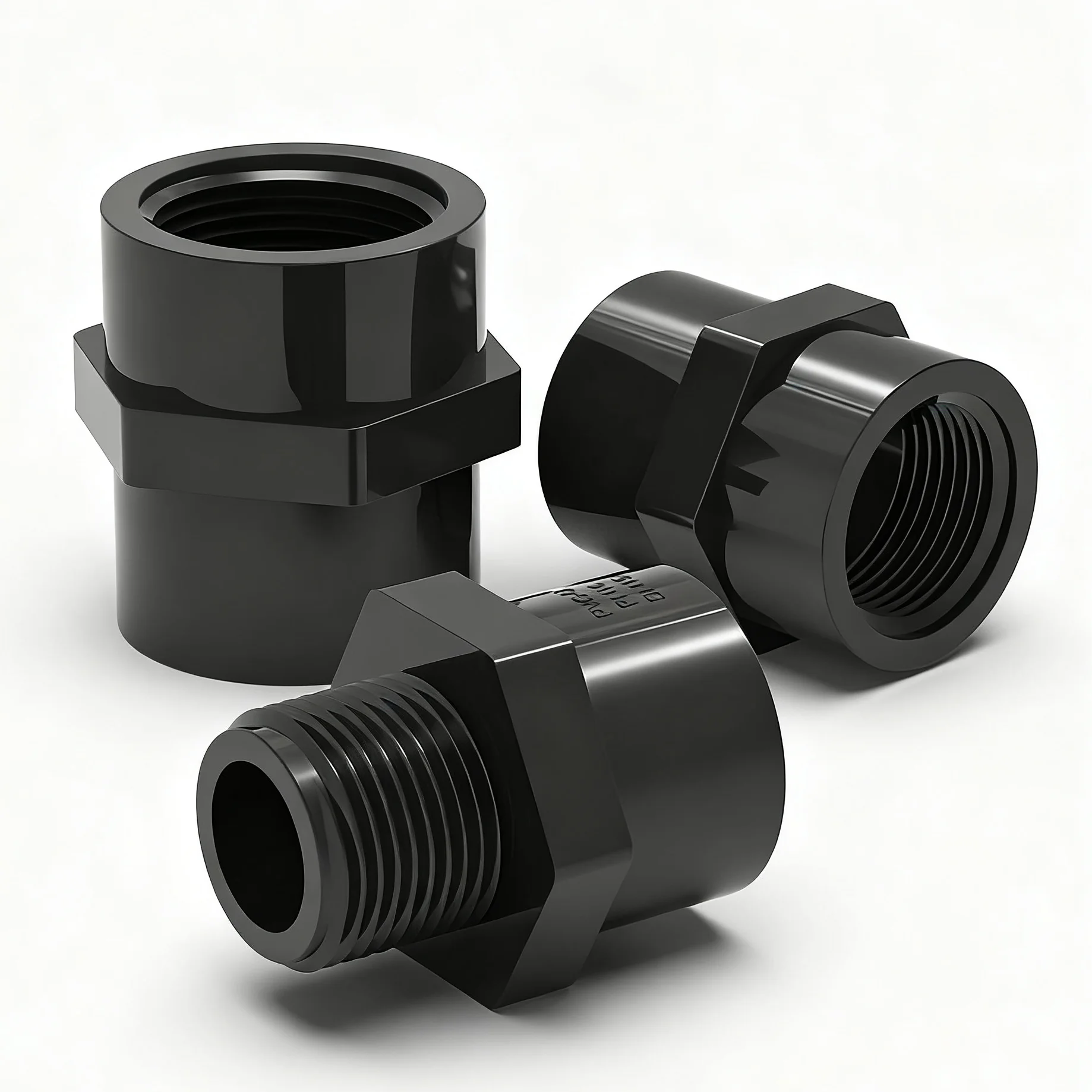 20mm ~ 63mm pvc macho/fêmea conector rápido reto para irrigação de jardim acessórios de tubulação de água de aquário