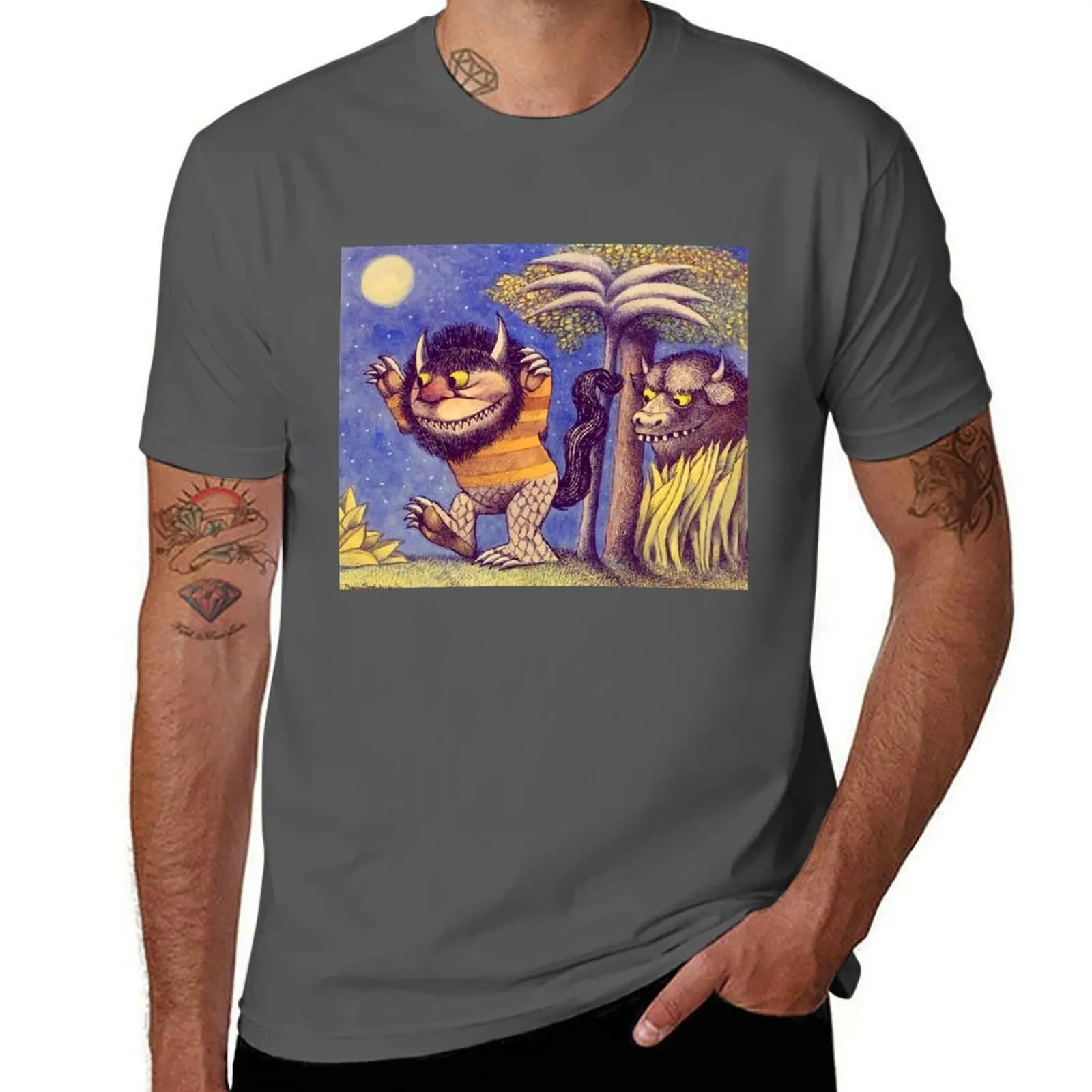 

Where the wild things are Rumpus T-Shirt Summer Holiday Casual Tee