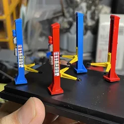 Diorama 1:64  Car Gantry Lift Model  Auto Repair Tool  Miniature  Garage Scence  Modifications Accessories Collectible Figure