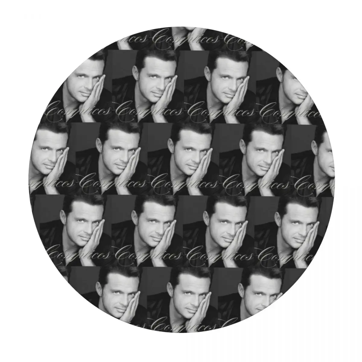 Luis Miguel Singer Waterproof Round Tablecloth Oilproof Table Cloth for Kitchen Events Dining Table Cover