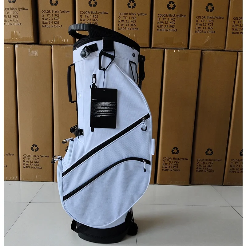 

Сумка для гольфа из искусственной кожи, сырье, сумка для мячей из искусственной кожи и пластиковой рамы, водонепроницаемая сумка для аксессуаров для гольфа по индивидуальному заказу, сумка для подставки для гольфа