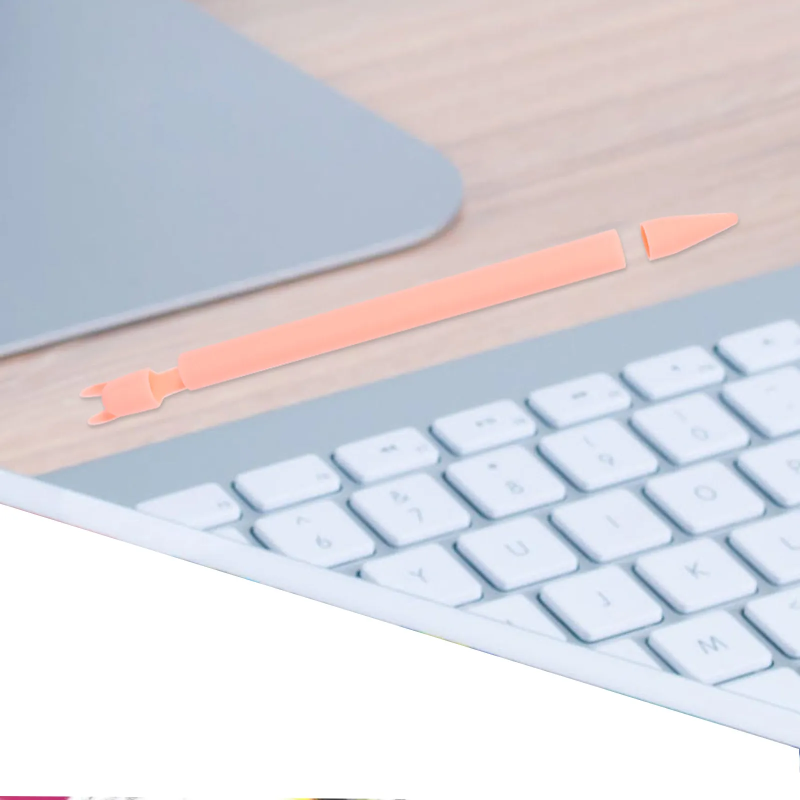 2Pcs Pencil Stylus Cover Durable Non-Slip Silicone Protective Sleeve Anti-Fall Case Holder for Stylus Pen Accessories