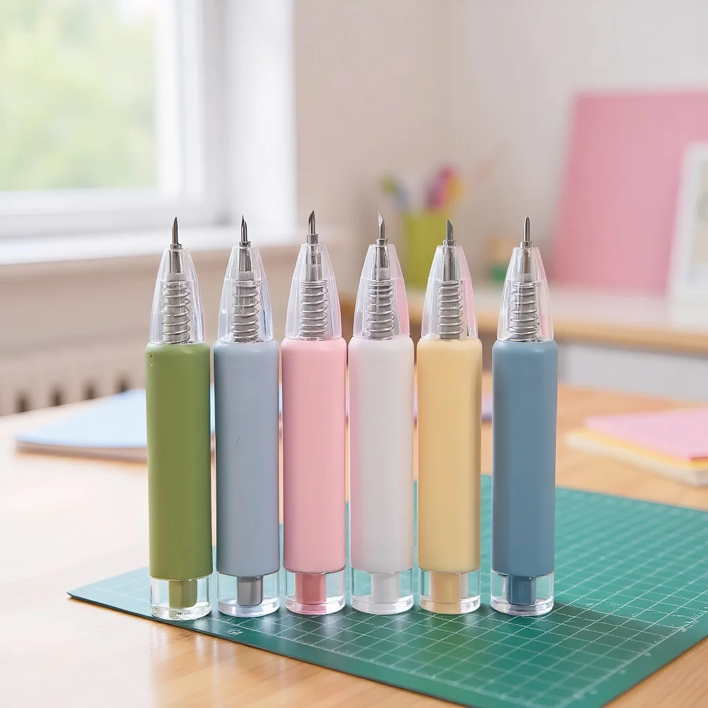 

Практичный нож-ручка Precision Art — ультра острые наклейки и ножницы — используется для резки под давлением, защитные ручки для рукоделия своими руками