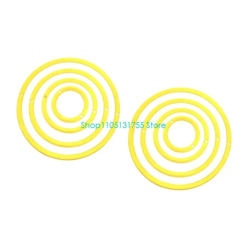 K0EF 2set Board Game Darting O Rings Replacement Darting Practice Circle Rings Improve Accuracy Dartboard Accessories Enduring