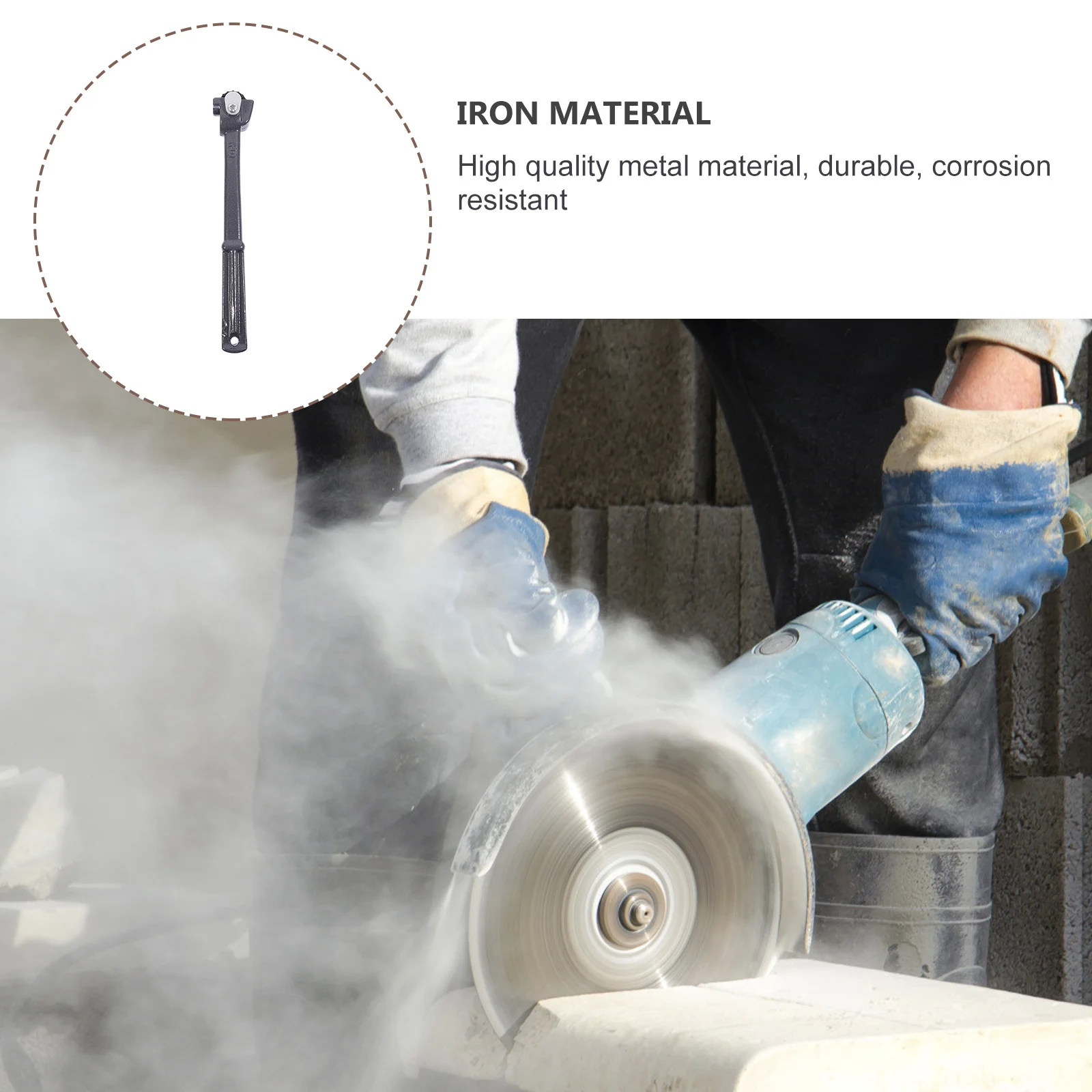 

1Pcs Hand Grinding Wheel Dresser Iron Handheld Grinding Trimmer Durable Portable Dressing Wheel Tool Dark Grey