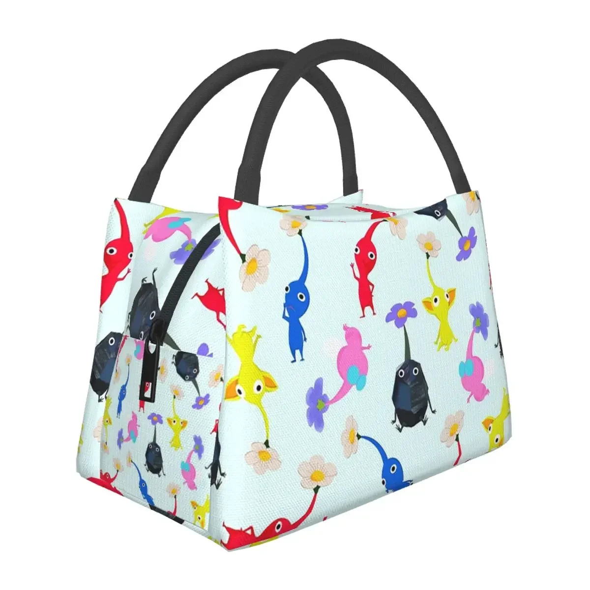 

Pikmin Lunch Bags Insulated Bento Box Waterproof Lunch Tote Resuable Picnic Bags Cooler Thermal Bag for Woman Kids Office