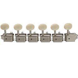 Musiclily Pro Vintage 6-in-Line Guitar Tuners Machine Heads Tuning Pegs Keys Set for Squier Classic Vibe Fender ST/Tele Style