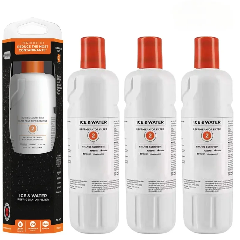 

Replacement edr1rxd2 refrigerator water filter for filter 2 compatible with w10413645a w10413645 filter2 469082 469903