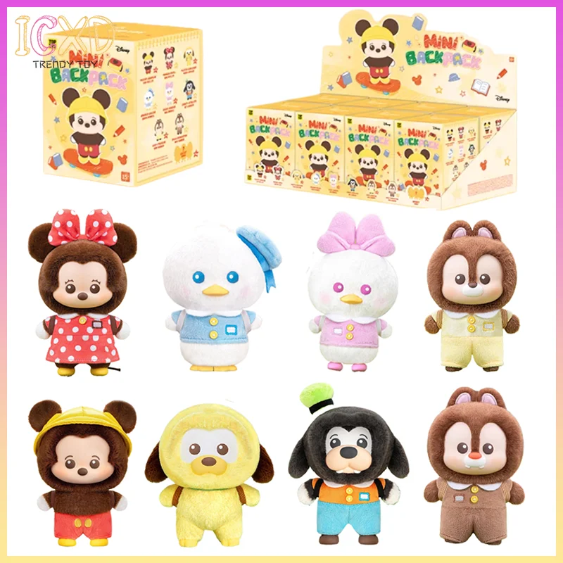 

Плюшевый брелок-сюрприз Disney Mickey Family Little Backpack Series: милая мягкая игрушка, идеальный подарок для девочек, в наличии