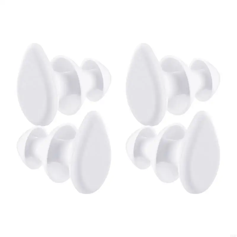 Water Practice Ear Plugs 2 Pair Repeat-Use Earplugs with 3-Layer for Swim Routines and Rest Time Support Daily