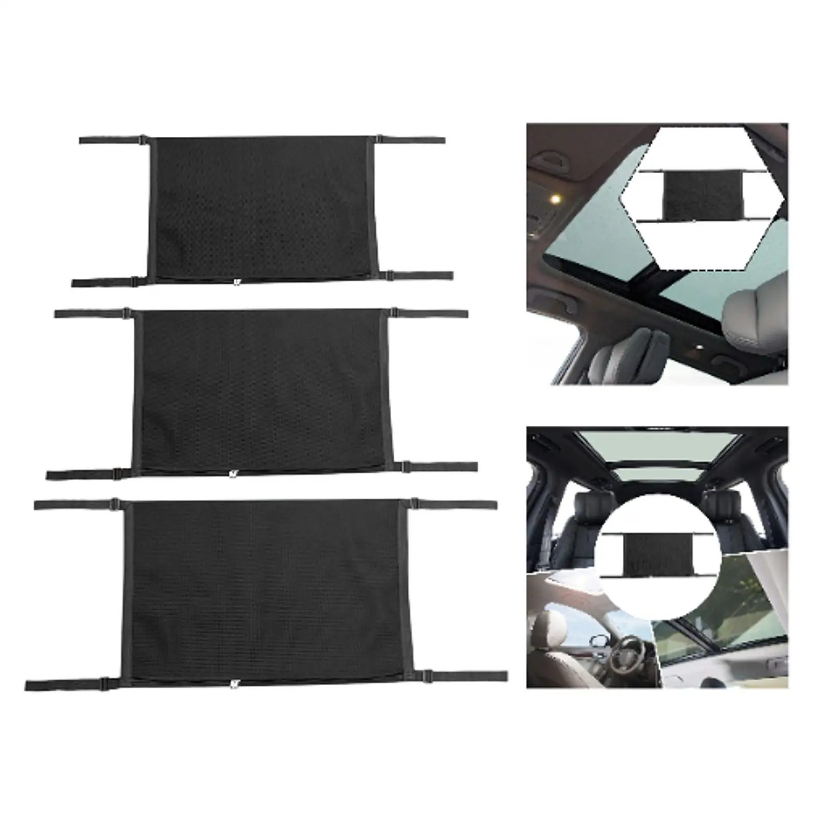 

Автомобильный потолочный грузовой сетчатый карманный органайзер для хранения на крыше автомобиля для пикника