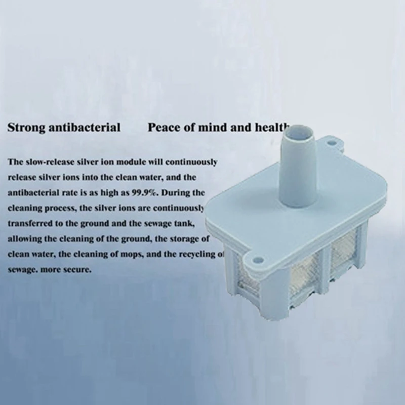 Technologie Bactériostatique aux Ions d'Argent Précieux, Sous Vide, pour Roborock S8 MaxV Ultra /G20s /G10s /P10s