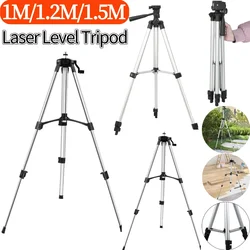 1M/1.2M/1.5M Laser Level Tripod Aluminum Alloy Adjustable Height Thickened Tripod Stand