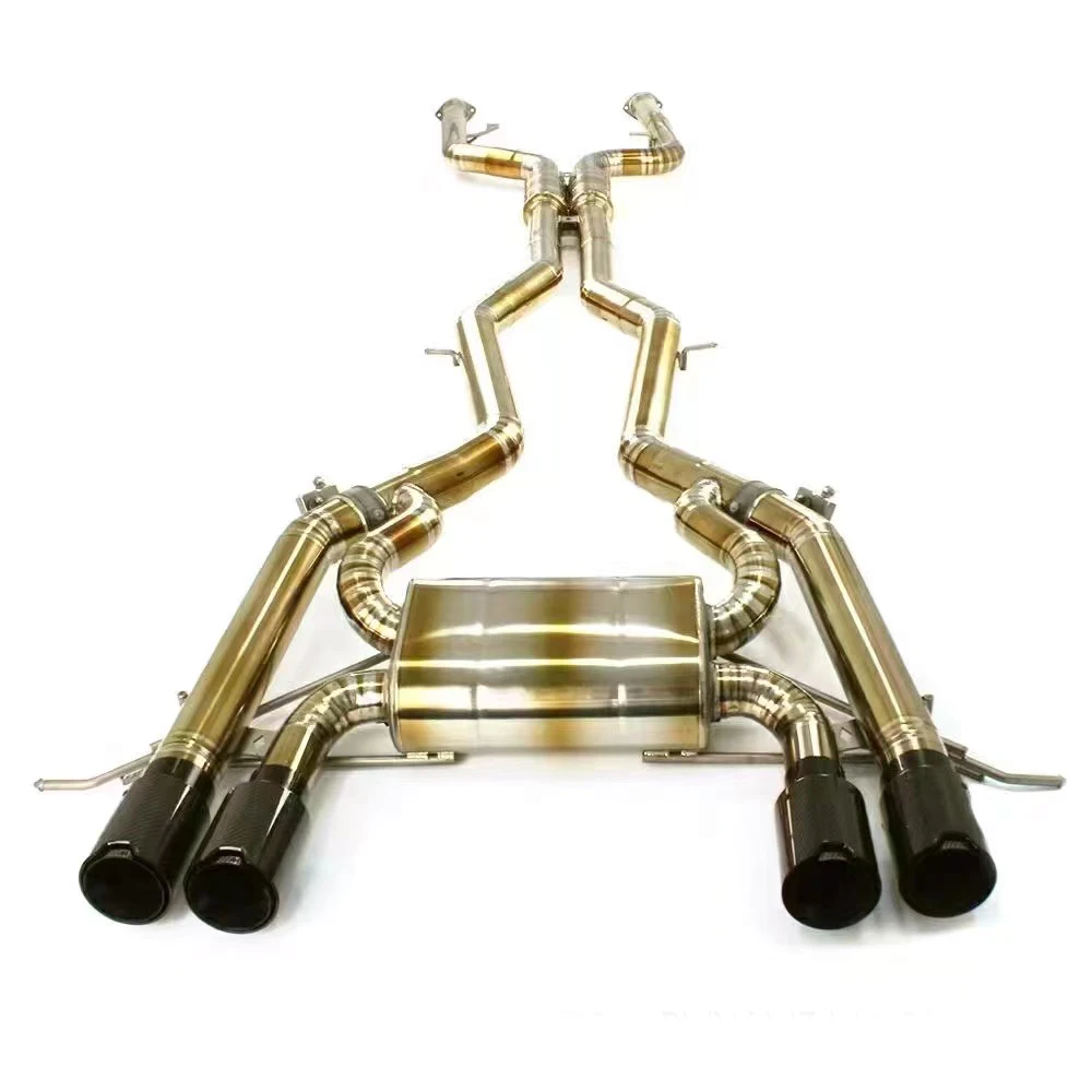 KYOSTAR Titanium Tuning Exhaust System Muffler  Car Valve Valvetronic Exhaust for  G82 M4 G80 M3 Exhaust Pipes