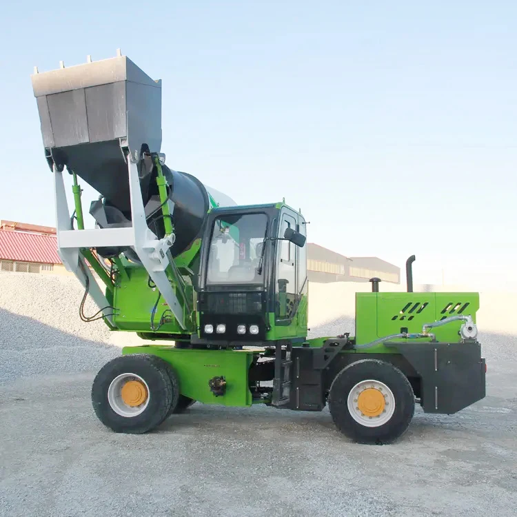 Mini Self-Loading Concrete Mixer Truck 3.5cbm 5.5cbm 6.5cbm Mobile Capacity New Condition with Engine As Core Component